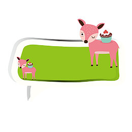 动物卡通边框语音框