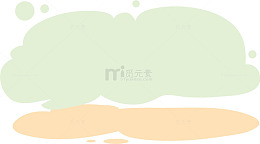 绿色不规则花纹