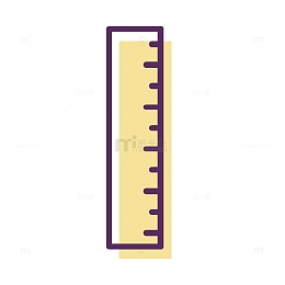 卡通文具直尺