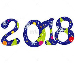 2018圣诞节风格字体