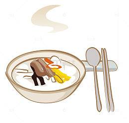 手绘面食美食