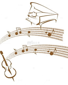 音乐室优雅艺术简约背景