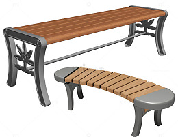 公园休闲椅子