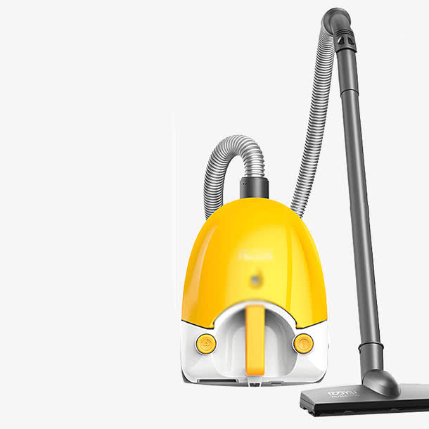 黄色吸尘器免抠素材免费下载_觅元素51yuansu.com
