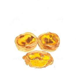 手绘蛋挞
