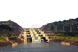 美丽三峡大坝风貌