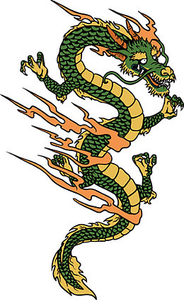 飞跃的青龙