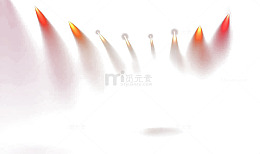 红色顶灯射灯