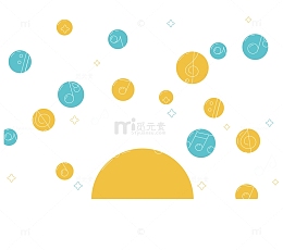 矢量音乐符号背景图案