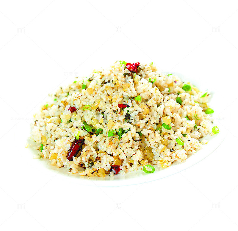 实物葱花炒米