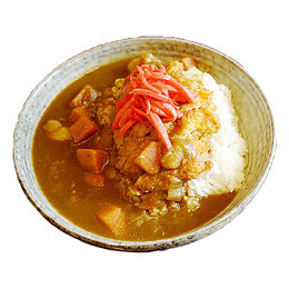 咖喱鸡排饭拌饭