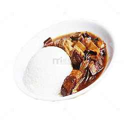 酱汁排骨饭