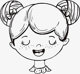 png手绘可爱女孩头像pngpng帅气男生pngpng创意卡通大头贴头像pngpng