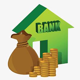 卡通元素pngpng金砖插画pngaipng商务存款商务信息图pngpng保险箱插画