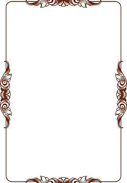 棕色复古高清欧式边框设计
