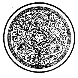 盘子花纹