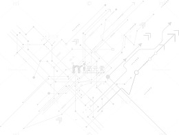 褐色简约科技线条边框纹理