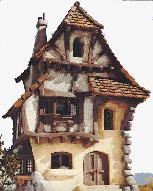 破旧的二层房屋