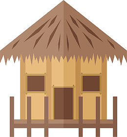 茅草屋老房子