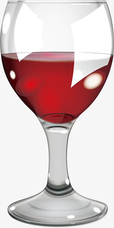卡通酒杯