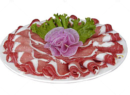 羊肉片图片