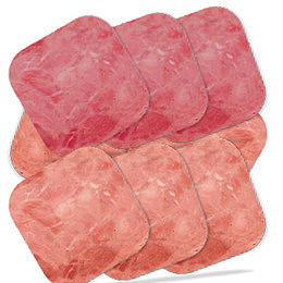 实物午餐肉片