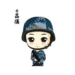 军人正确拿枪姿势