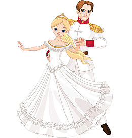 王子与公主跳舞