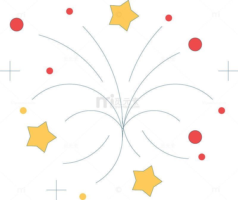 爆炸效果五角星