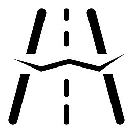 道路中断图标