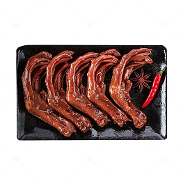 产品实物辣椒大料卤制品鸭爪