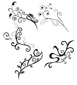 唯美细花纹ps笔刷