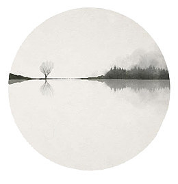 圆形中国风书签