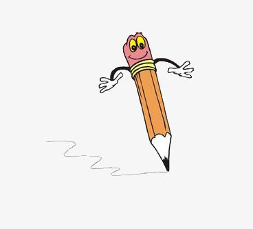 卡通铅笔免抠素材免费下载_觅元素51yuansu.com