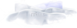 白色清新雪地
