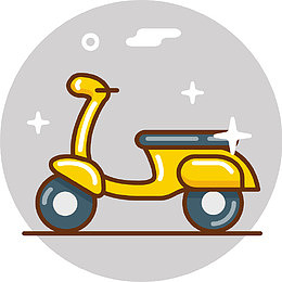 卡通电瓶车