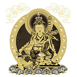 宗教人物肖像图