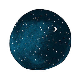 深蓝星空
