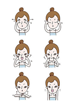 卡通女孩按摩减压