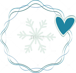雪花线条标志