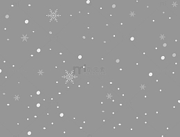 白色漂浮雪花