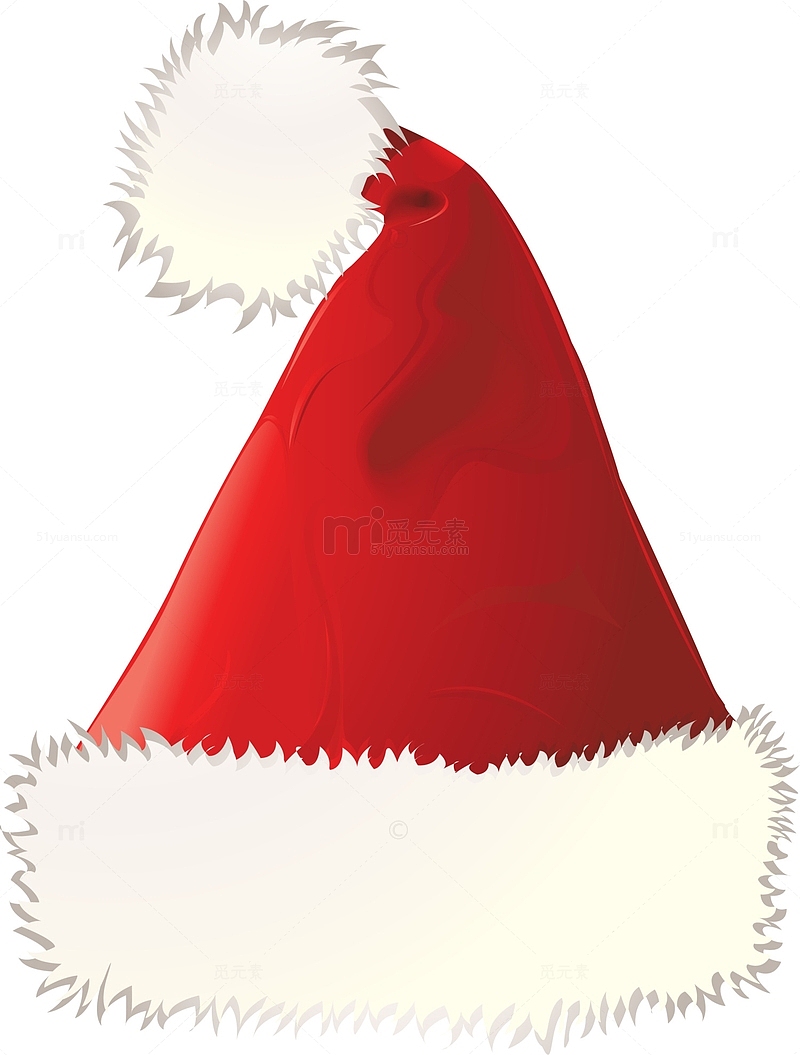 红色圣诞帽帽子