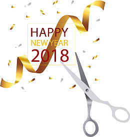 矢量手绘2018年