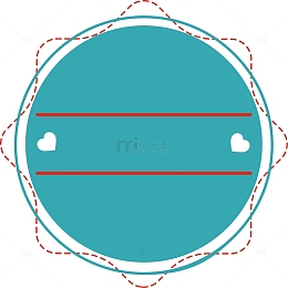 蓝色简约边框纹理