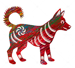 传统狗年图片