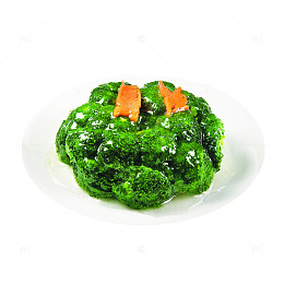 产品实物菜品清炒西兰花