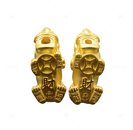 黄金貔貅饰品