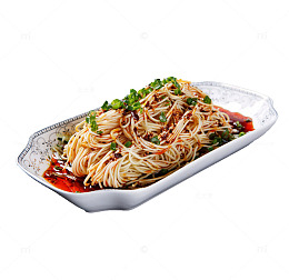 产品实物香菜酸辣面