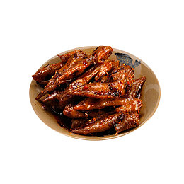 产品实物美食卤鸡翅