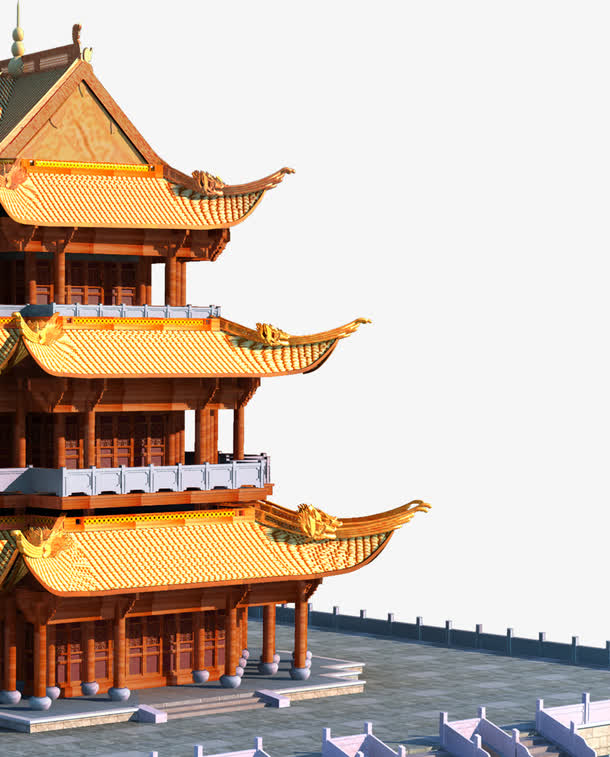 空中楼阁免抠素材免费下载_觅元素51yuansu.com